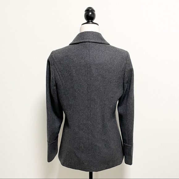 Nautica Wool Blend Single Breasted Button Pea Coat - Picture 7 of 9